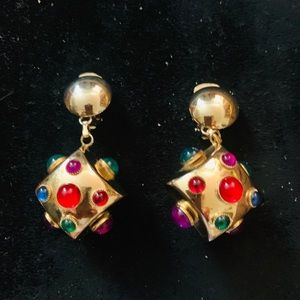 Vintage clip Earrings.